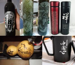 信阳固始县酒瓶葫芦工艺品激光雕刻机